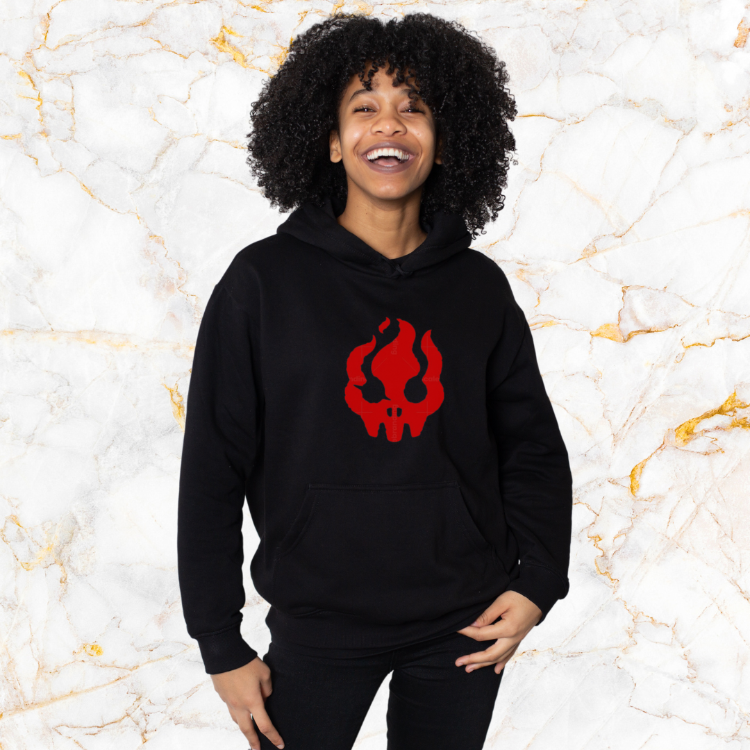 TAKE-THE-LEAD HOODIE – BLACK 🖤🔥( Custom designs option )