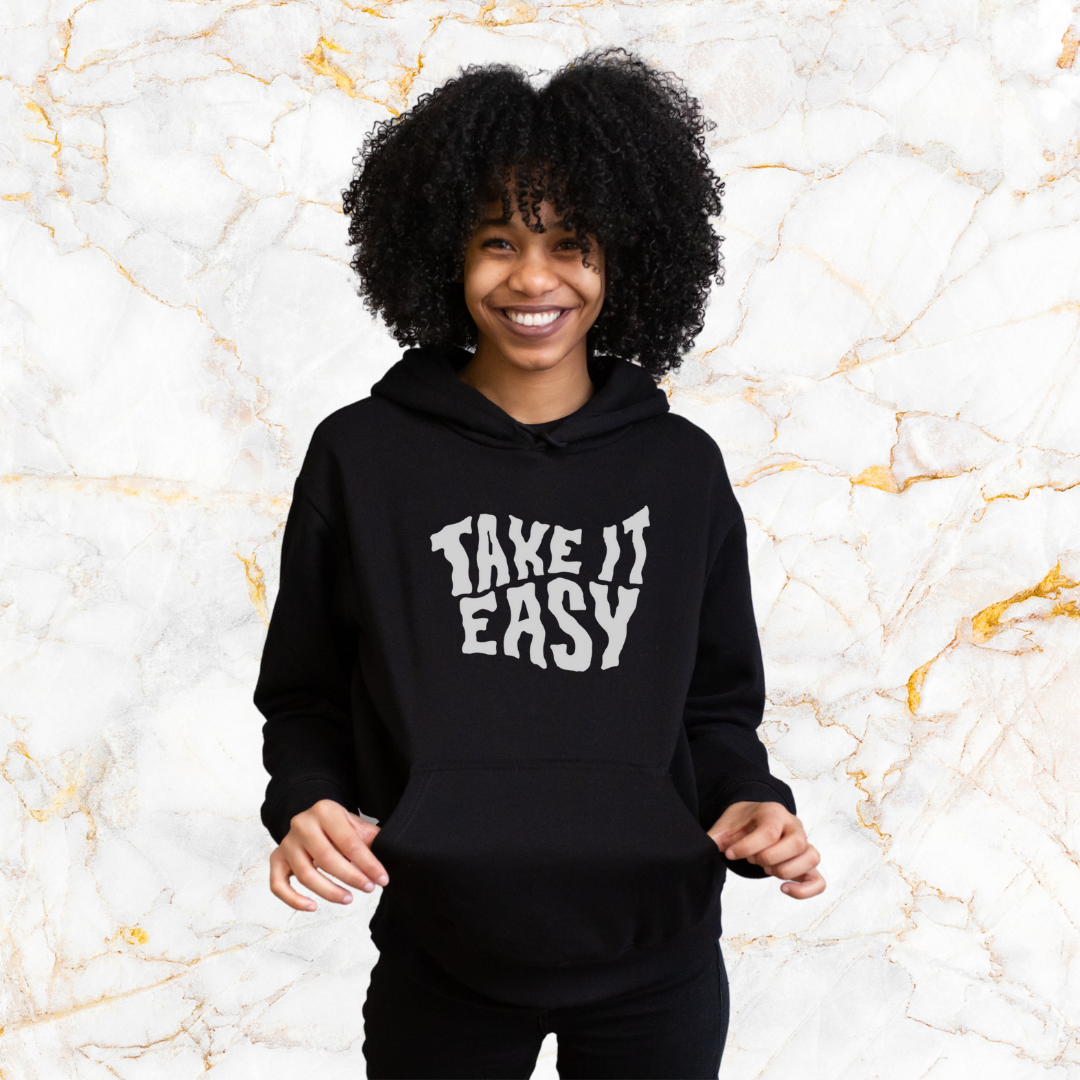 TAKE-THE-LEAD HOODIE – BLACK 🖤🔥( Custom designs option )
